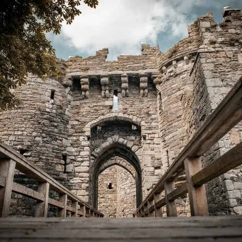 castle entrance wales