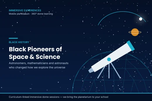 Image for a school workshop for Space Planetarium physics workshops KS2
