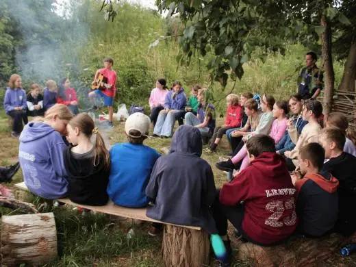 Bushcraft with the Field Studies Council school groups