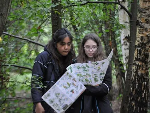 Bushcraft with the Field Studies Council school groups