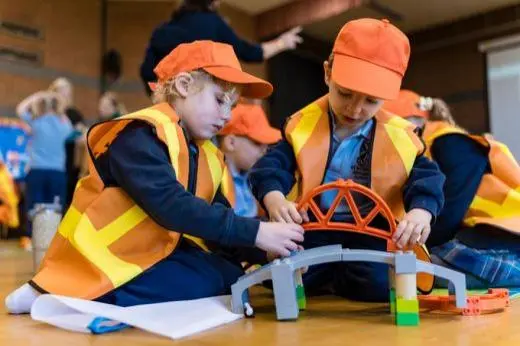 school trip at Early Engineers Express