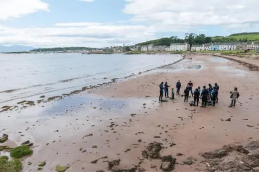school trip at Millport Field Centre