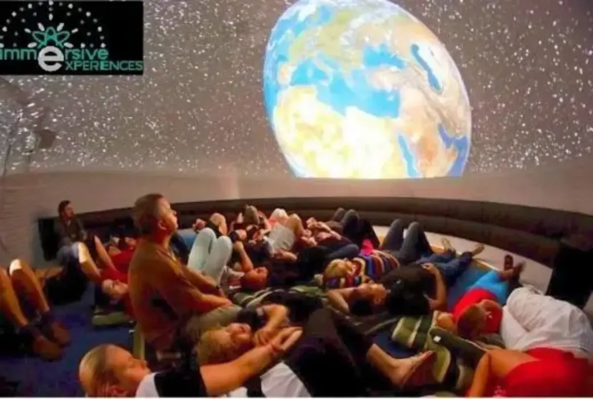 Image for a school workshop for Mobile Planetarium school workshops KS2