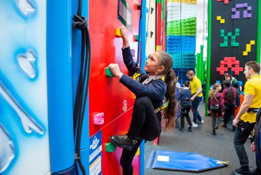 school trip at Rock Up Meadowhall