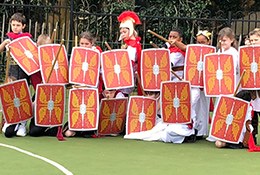 school trip at Roman Britain Workshop: The Boudiccan Revolt 60AD