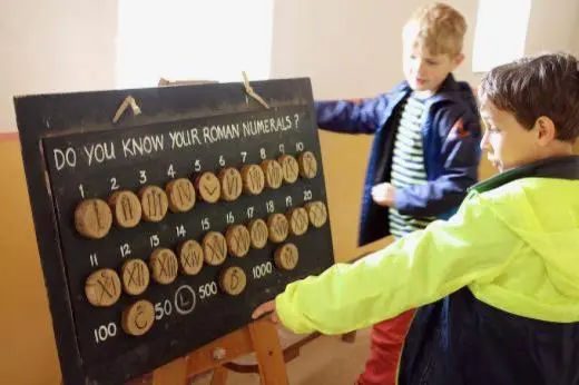 school trip at Romans - Butser Ancient Farm
