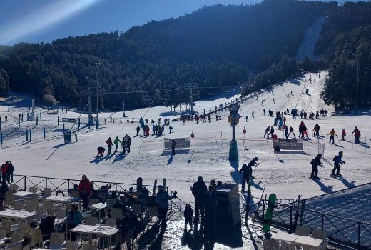 school trip at School Ski Trip to Alp 2500, Spain