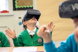 school trip at Science VR Day