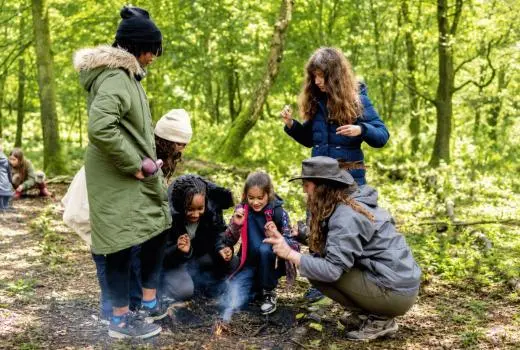 The Bushcraft Company - Boughton Woods school groups