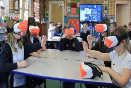 school trip at Virtual Reality - The Human Body