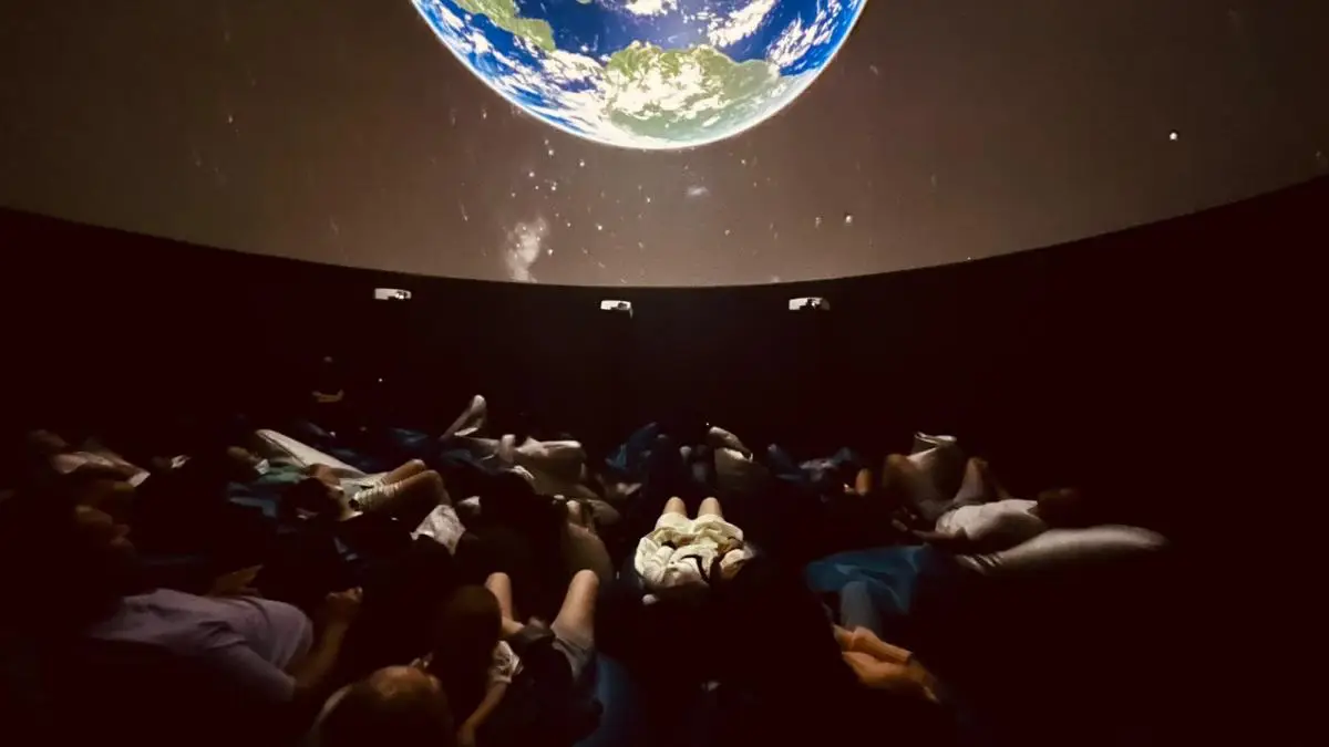 Image for a school workshop for Space Planetarium physics workshops KS2