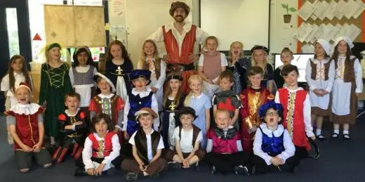 school trip at Tudor Workshop & Wow Day