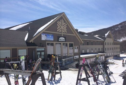 School Ski Trip Jay Peak, USA photograph